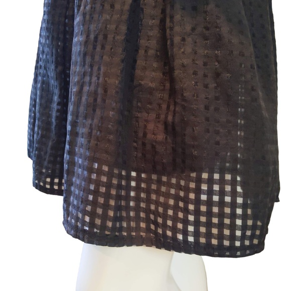 Oak + Fort Black Mini Skater Pleated Skirt - Picture 5 of 9